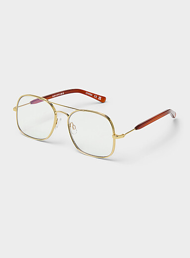 Born To Loose translucent aviator glasses