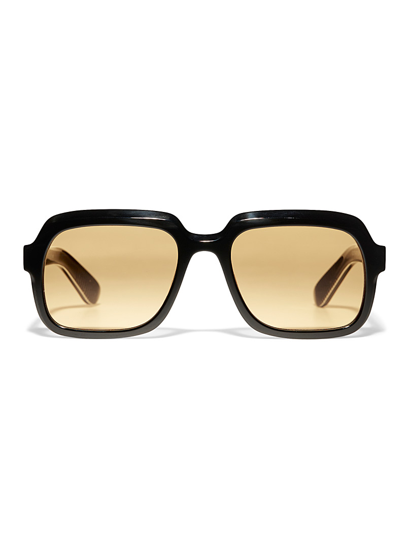 Spitfire Black Cut Thirty Eight square sunglasses for women