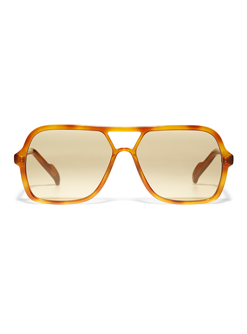Spitfire: Les lunettes de soleil aviateur Cut Fifty Brun moyen pour femme
