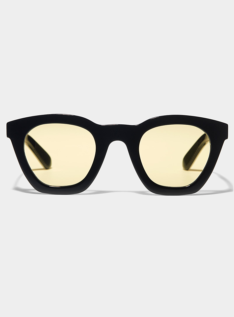 Spitfire: Les lunettes de soleil verres colorés Cut Sixty Four Noir pour femme