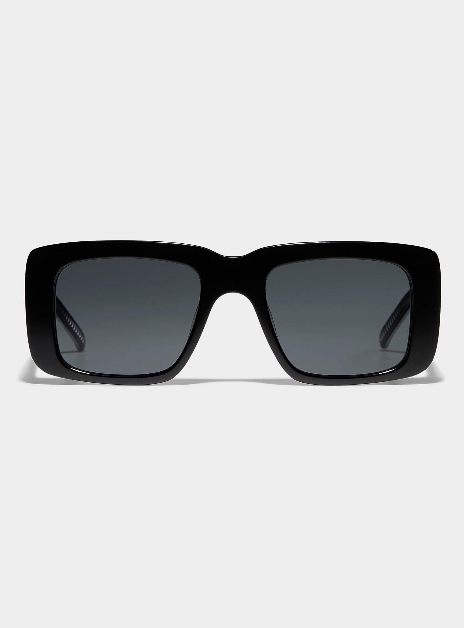 Spitfire Cut Seventy Rectangular Sunglasses In Black