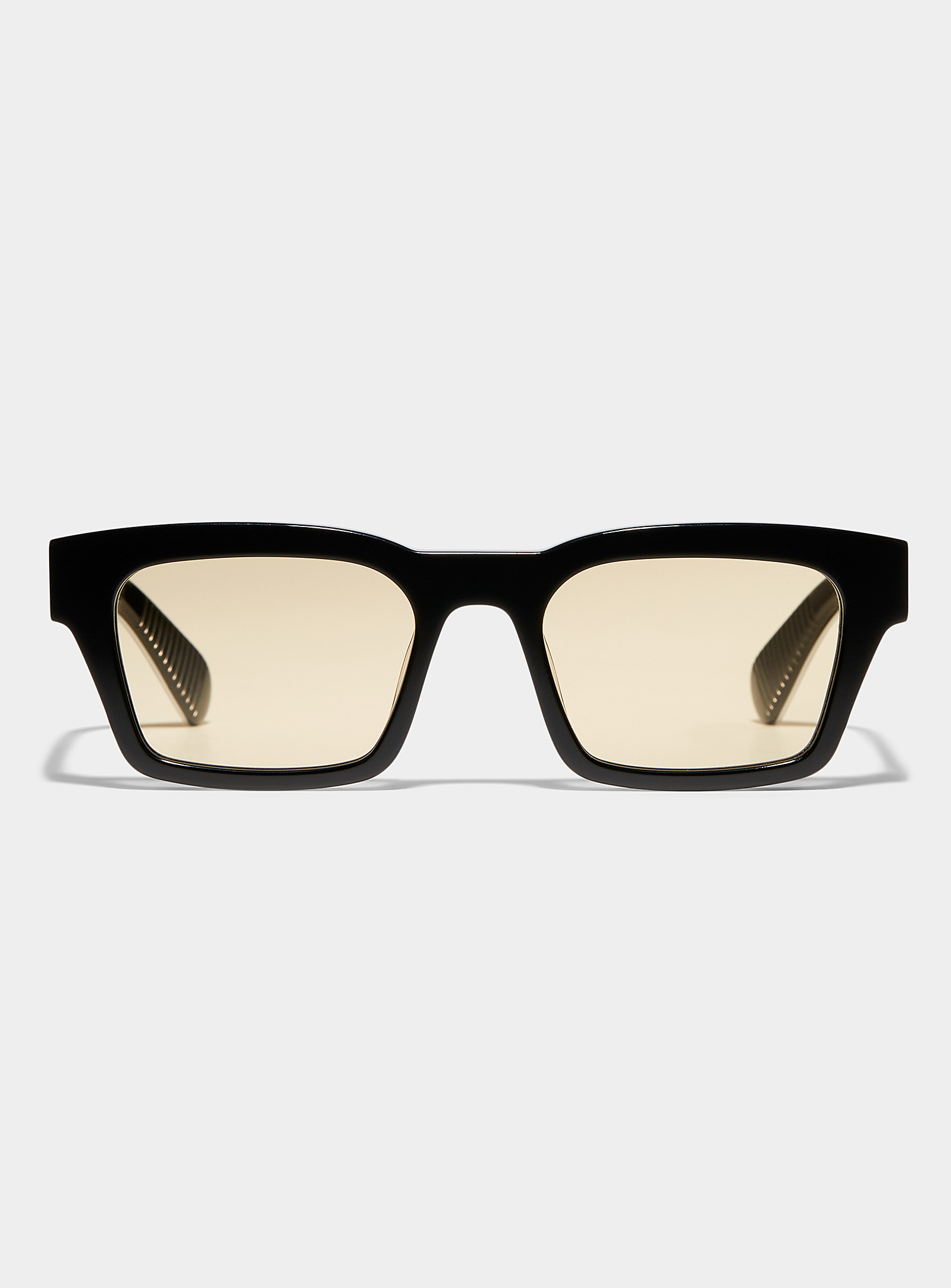 Spitfire Cut Eighty Two Rectangular Sunglasses In Black