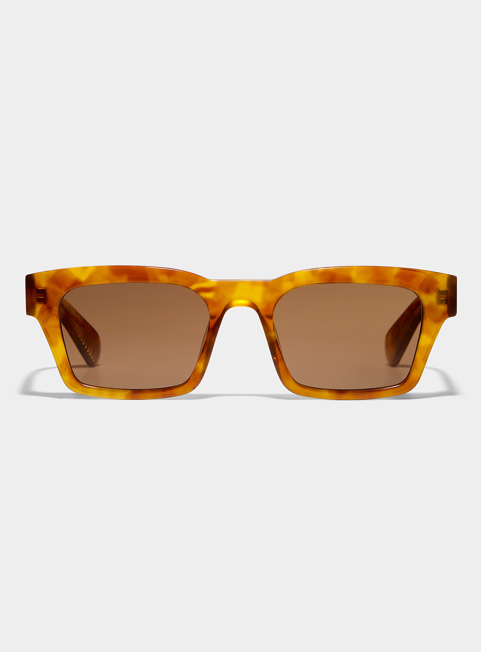 Spitfire Cut Eighty Two Rectangular Sunglasses In Brown