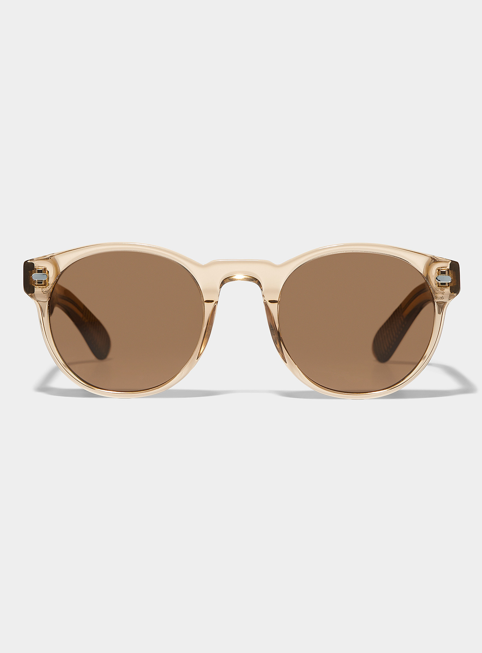 Spitfire Cut Ninety Five Round Sunglasses In Brown