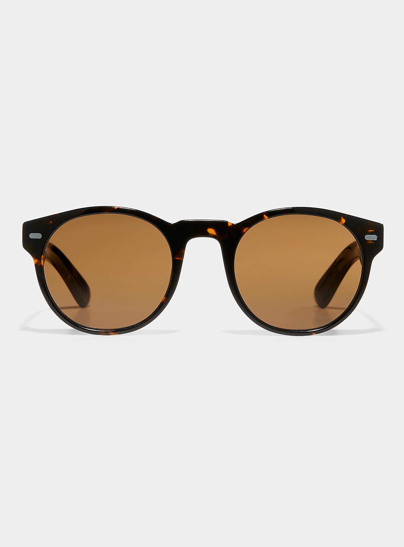 Spitfire Cut Ninety Five Round Sunglasses In Brown