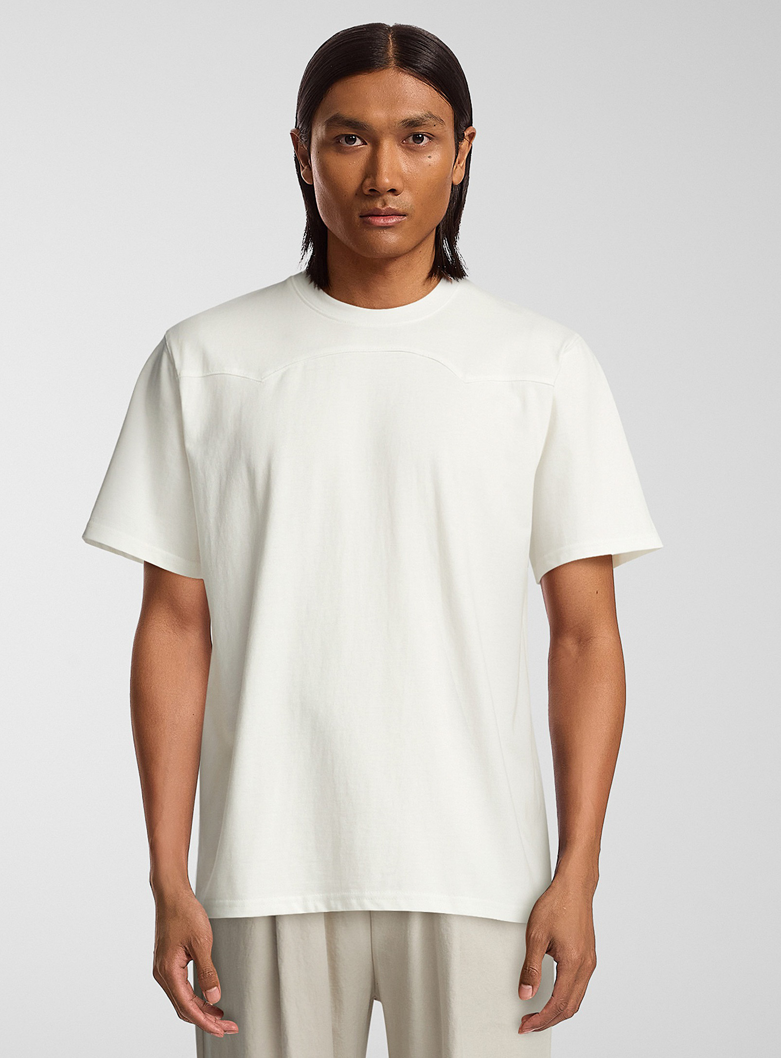 Le 31 Western Insert T-shirt In White