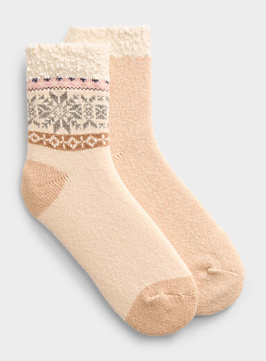 Ultra-soft double-layer ankle socks 2-pack