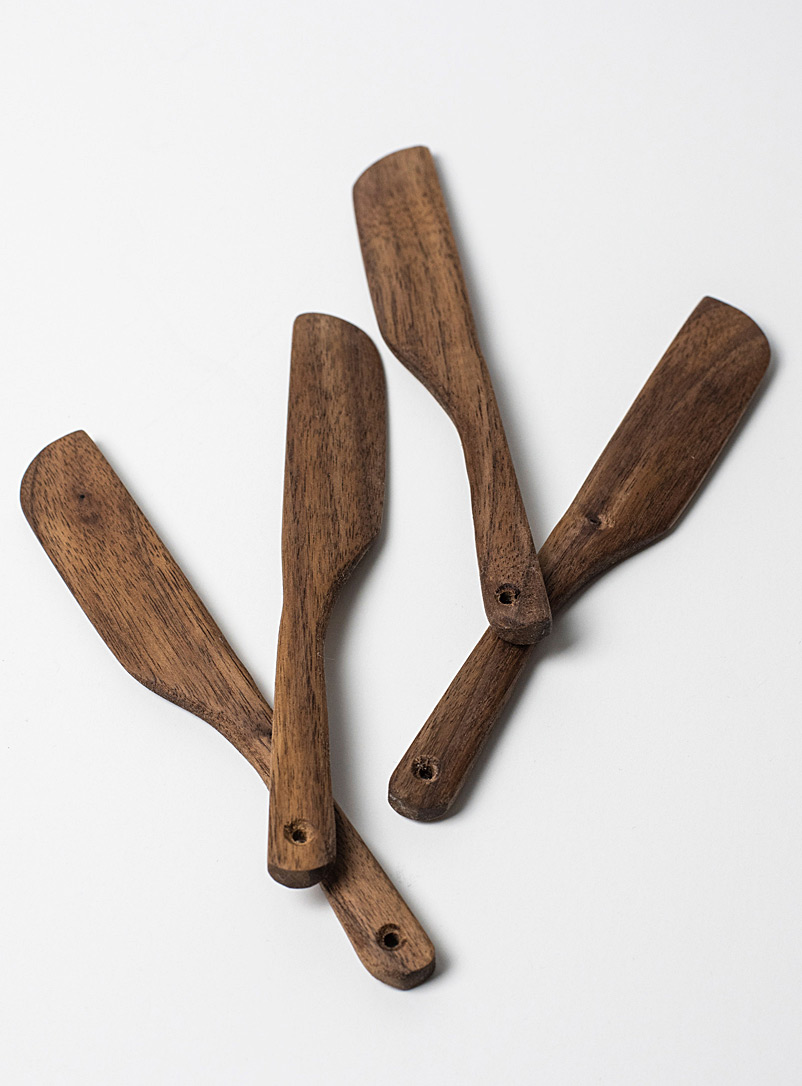 Atelier-D Walnut Wooden spreading knives Set of 4