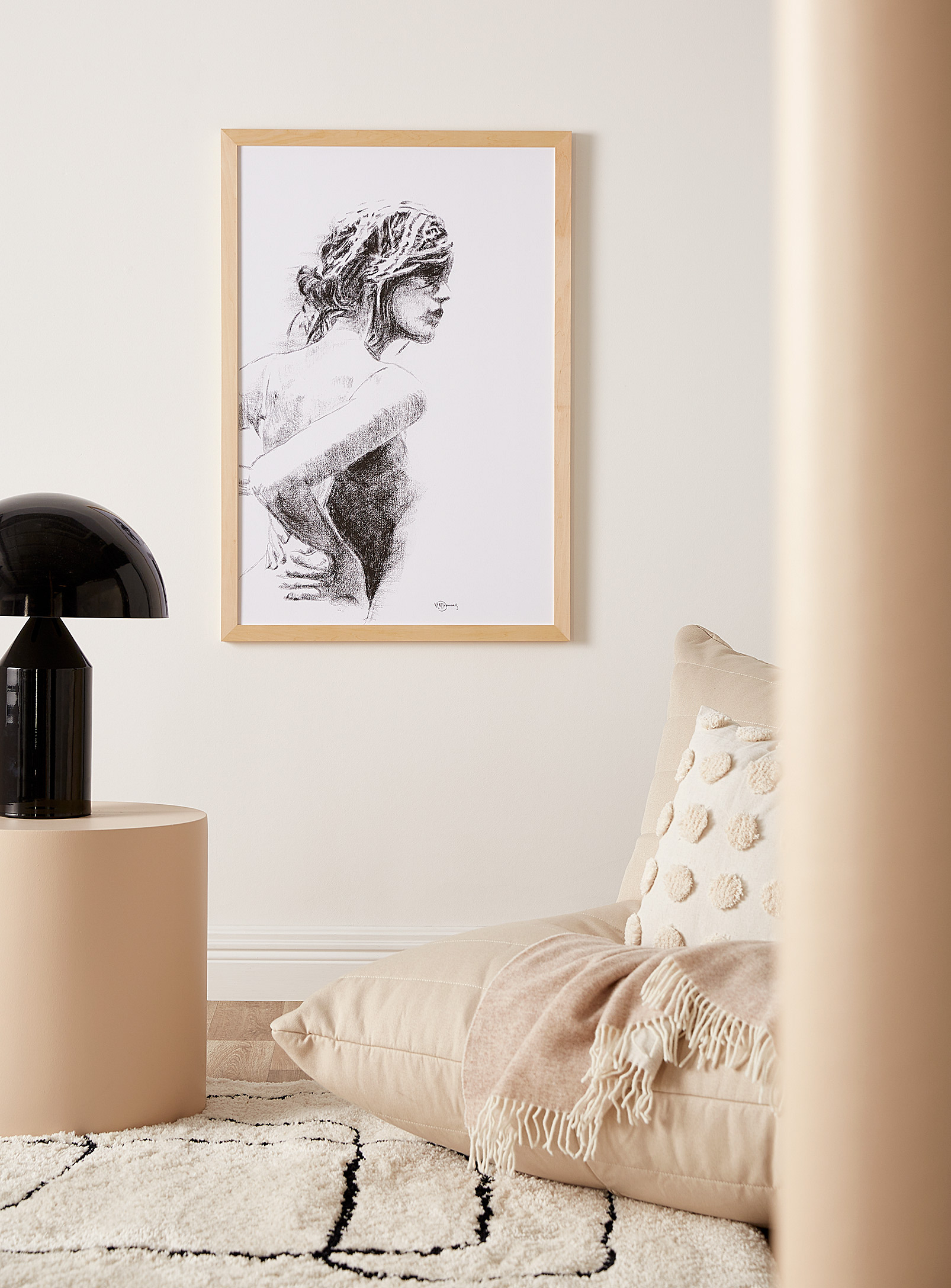 Le Nid Atelier Female Figure No. 1 Art Print See Available Sizes In Charcoal