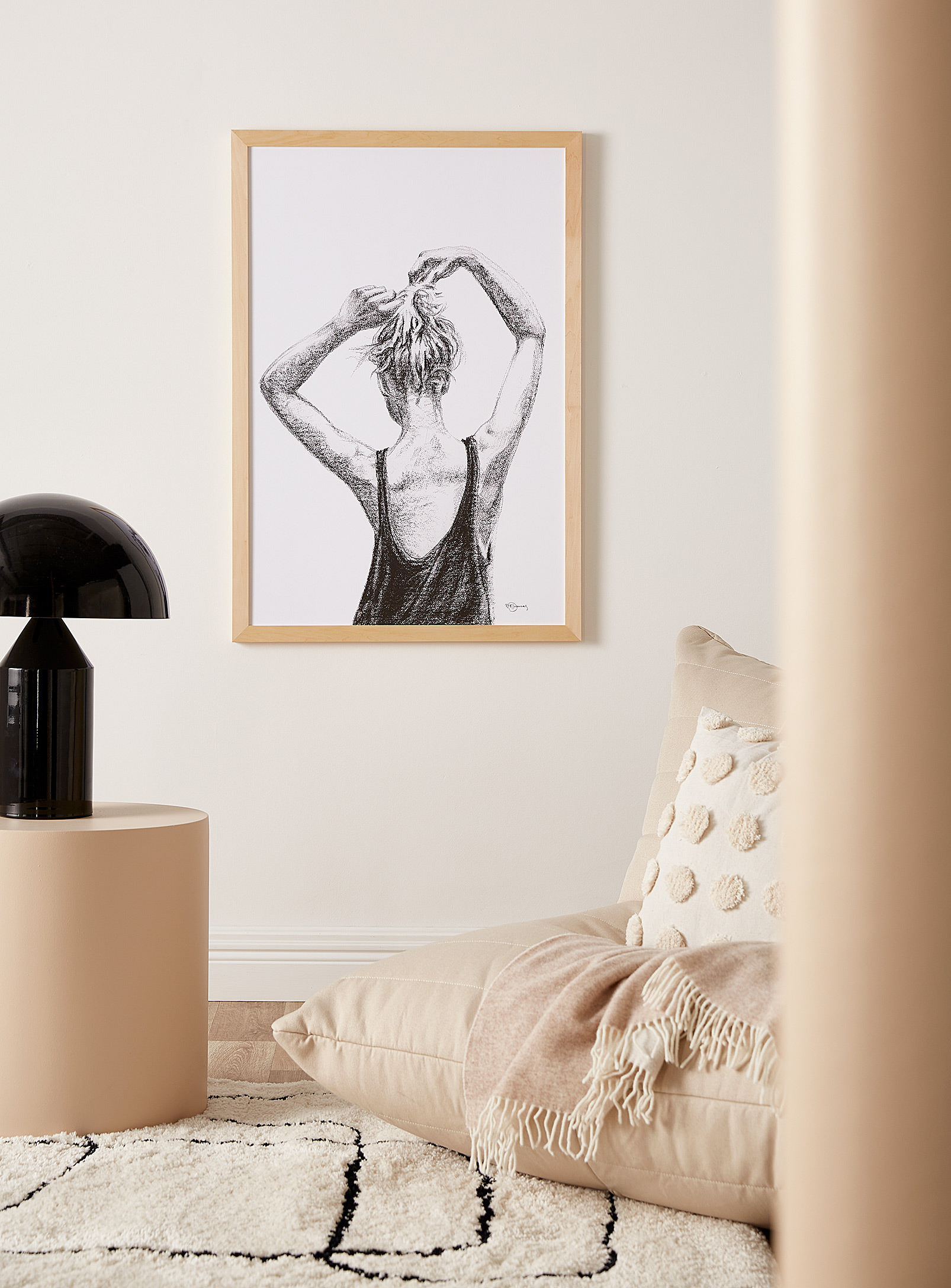 Le Nid Atelier Female Figure No. 2 Art Print See Available Sizes In Charcoal