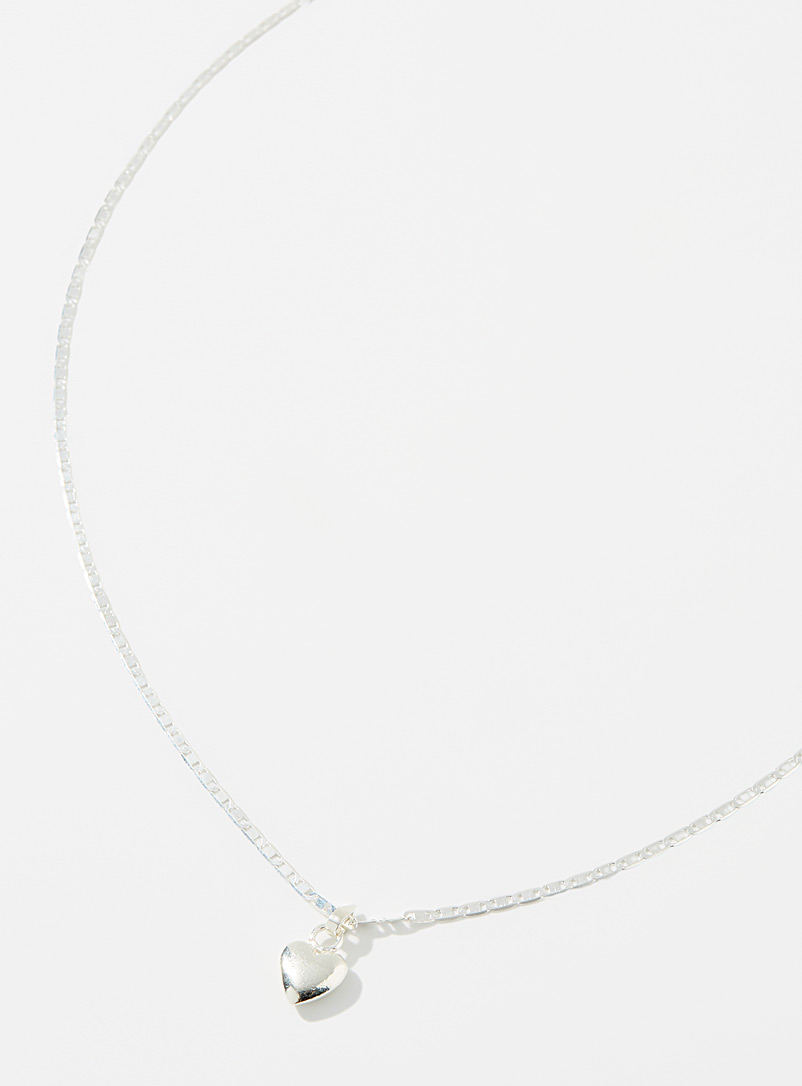 Ken & Jame Silver Silver heart necklace for women