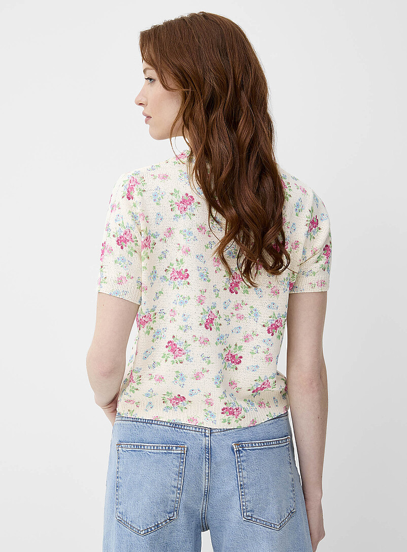 Patterned soft boxy-fit sweater product image 3