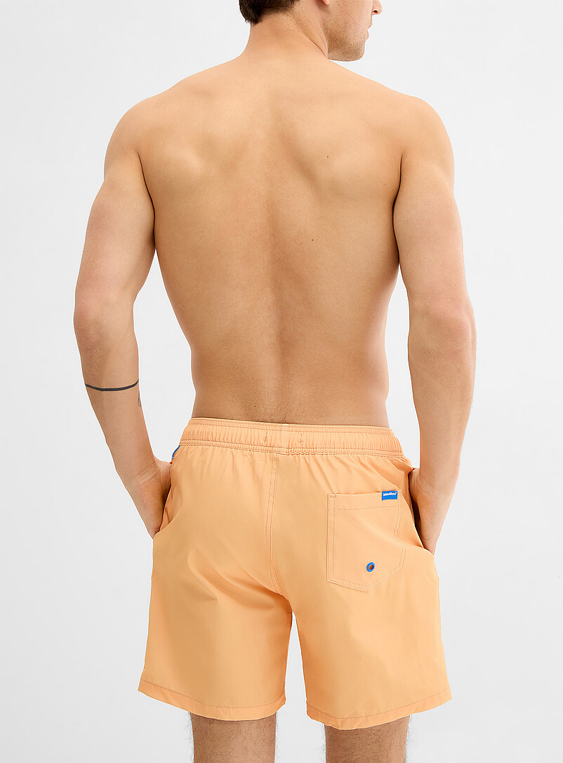 Island Haze: Le maillot short extensible couleur unie Jaune dor&eacute; pour homme