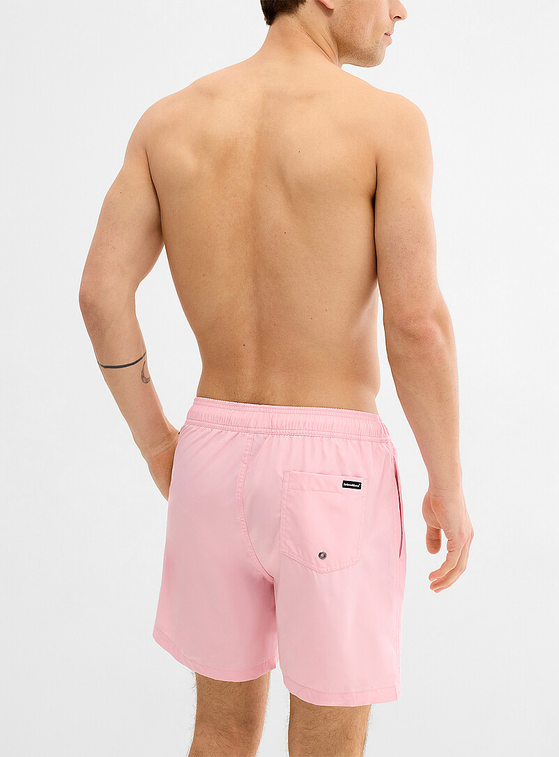 Island Haze: Le maillot short extensible motif hydror&eacute;actif Rose pour homme