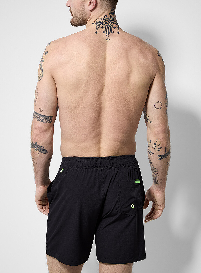 Solid colour stretch swim trunk product image 2