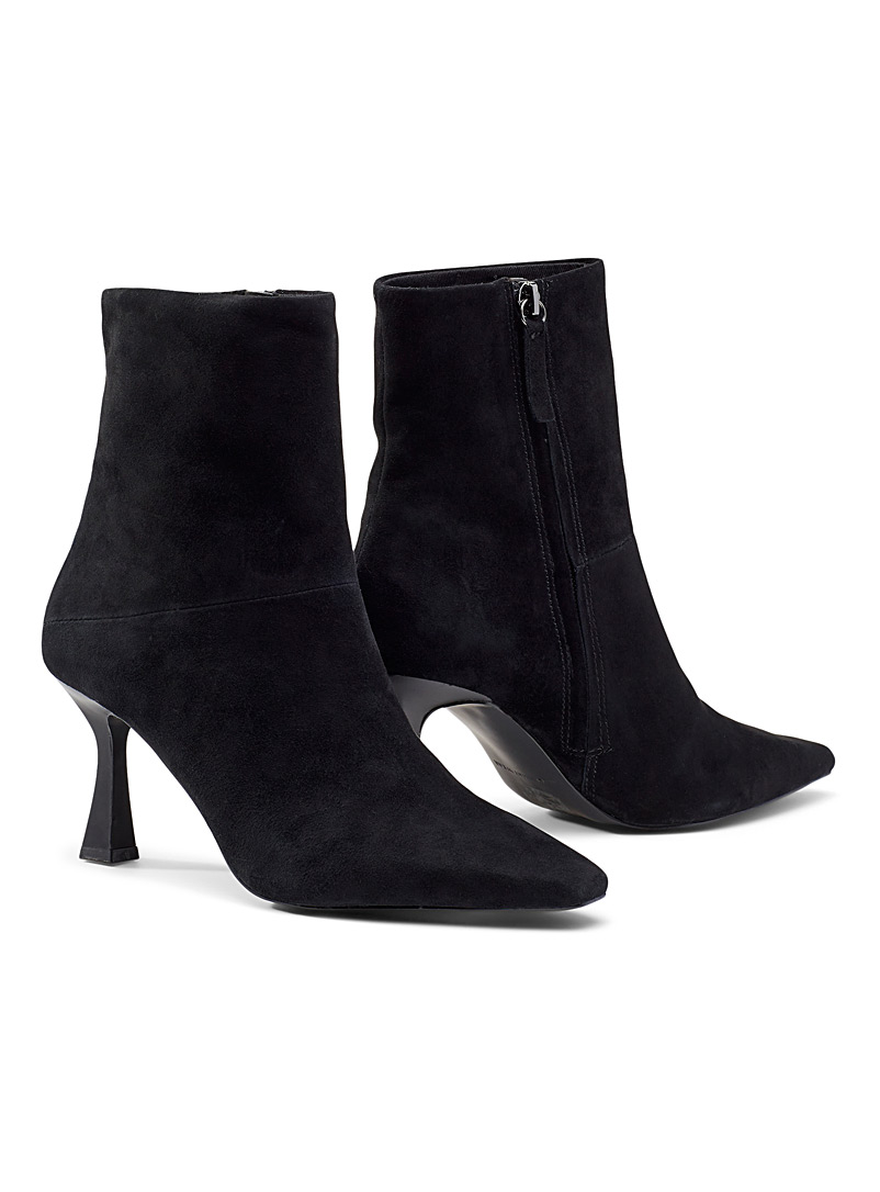 Who What Wear Black Iris heeled ankle boots for women
