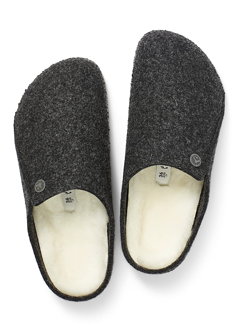 Birkenstock Black Zermatt Rivet mule slippers Women for women