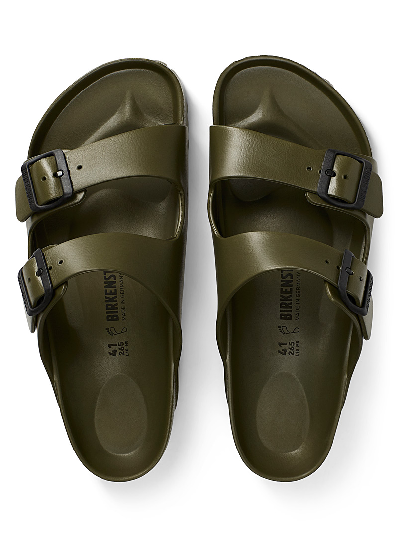 Birkenstock: La sandale Arizona EVA Homme Vert fonc&eacute; - Mousse pour homme