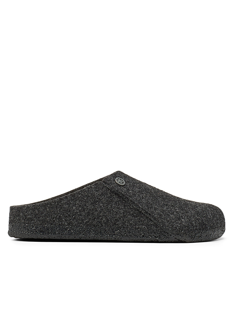 Birkenstock Grey Zermatt mule slippers Men for men