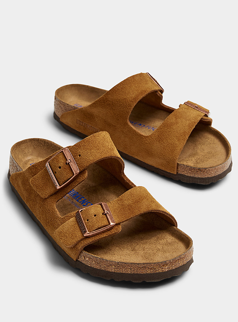Birkenstock Copper/Rust Mink suede soft Arizona sandals Men for men
