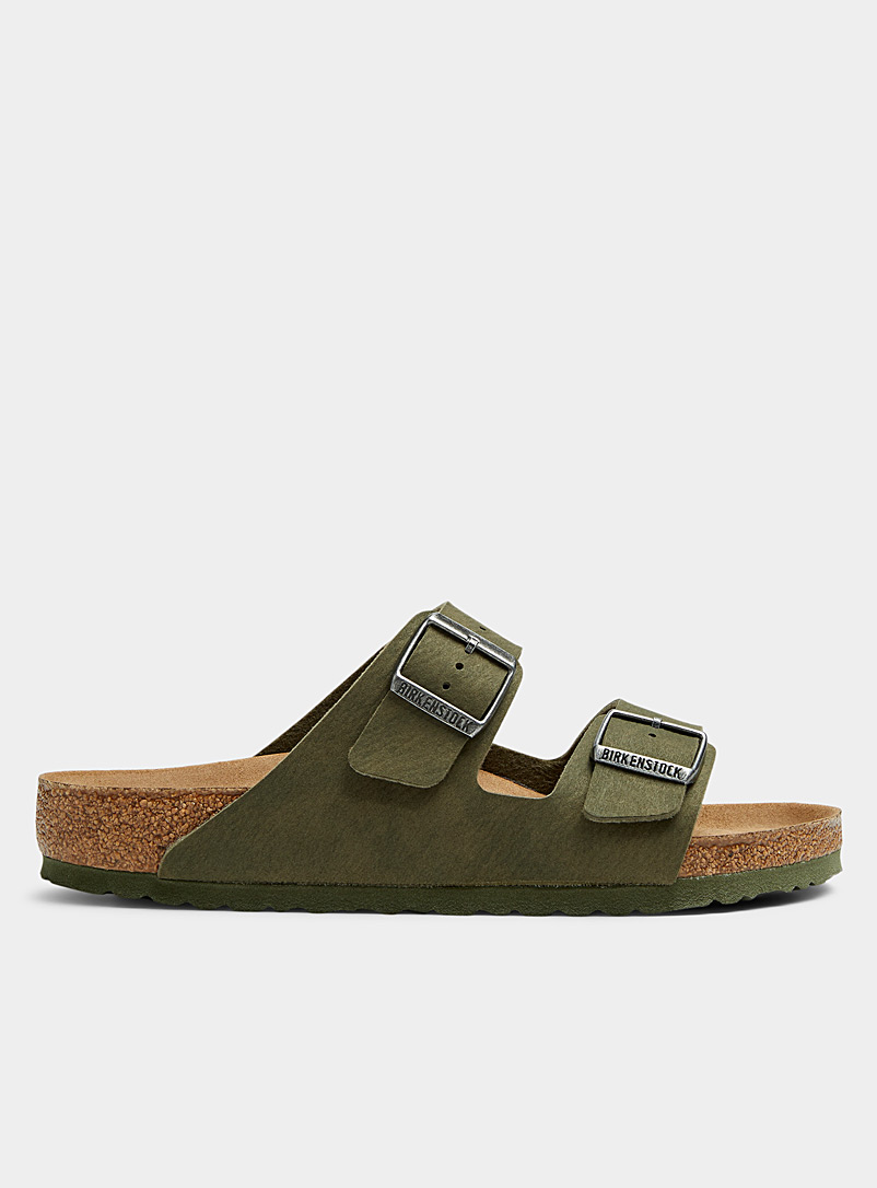 Birkenstock Mossy Green Thyme vegan Arizona sandals Men for men