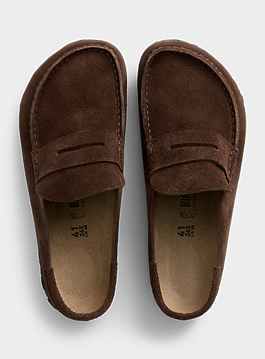 Naples Wrapped suede loafers Men