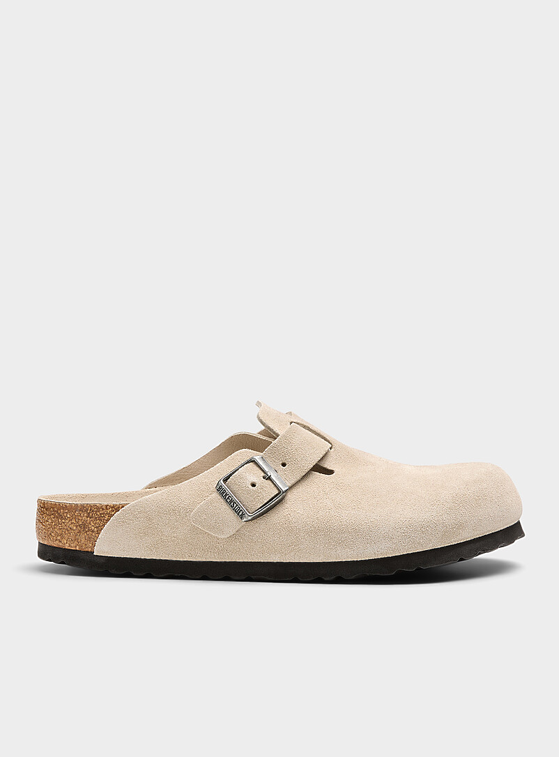 Boston Soft Suede Mules Men