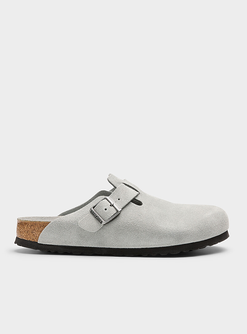 Boston Soft Suede Mules Men