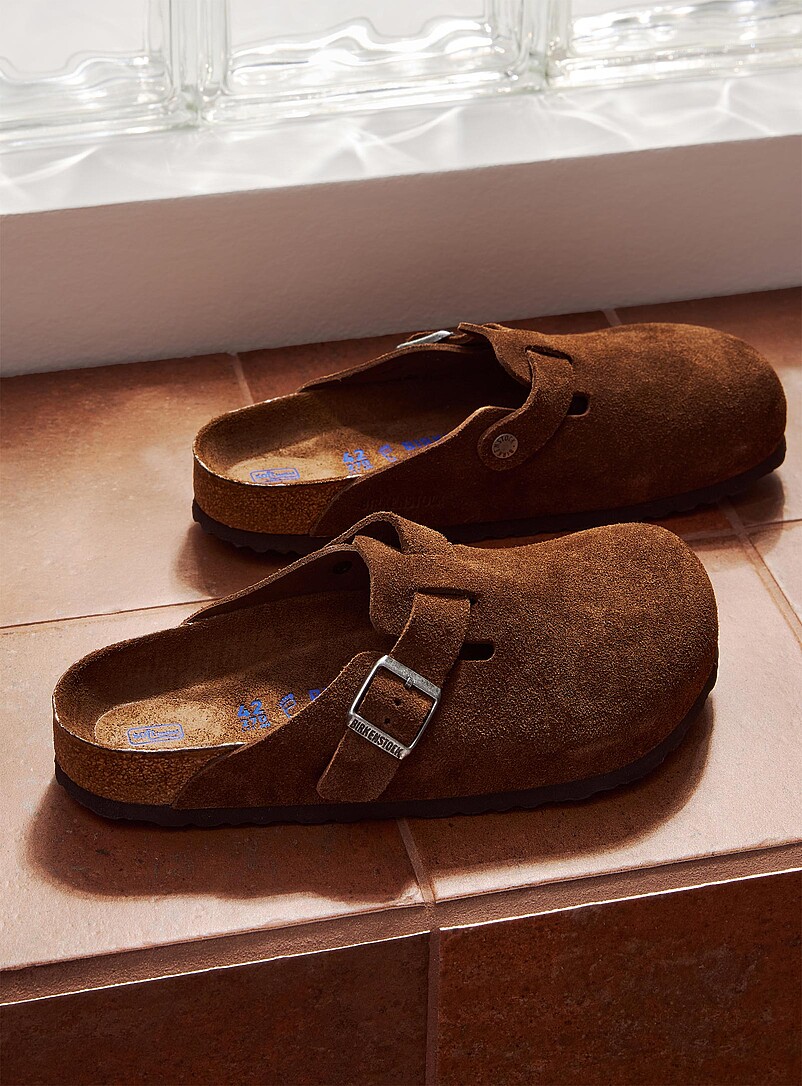 Boston Soft Suede Mules Men