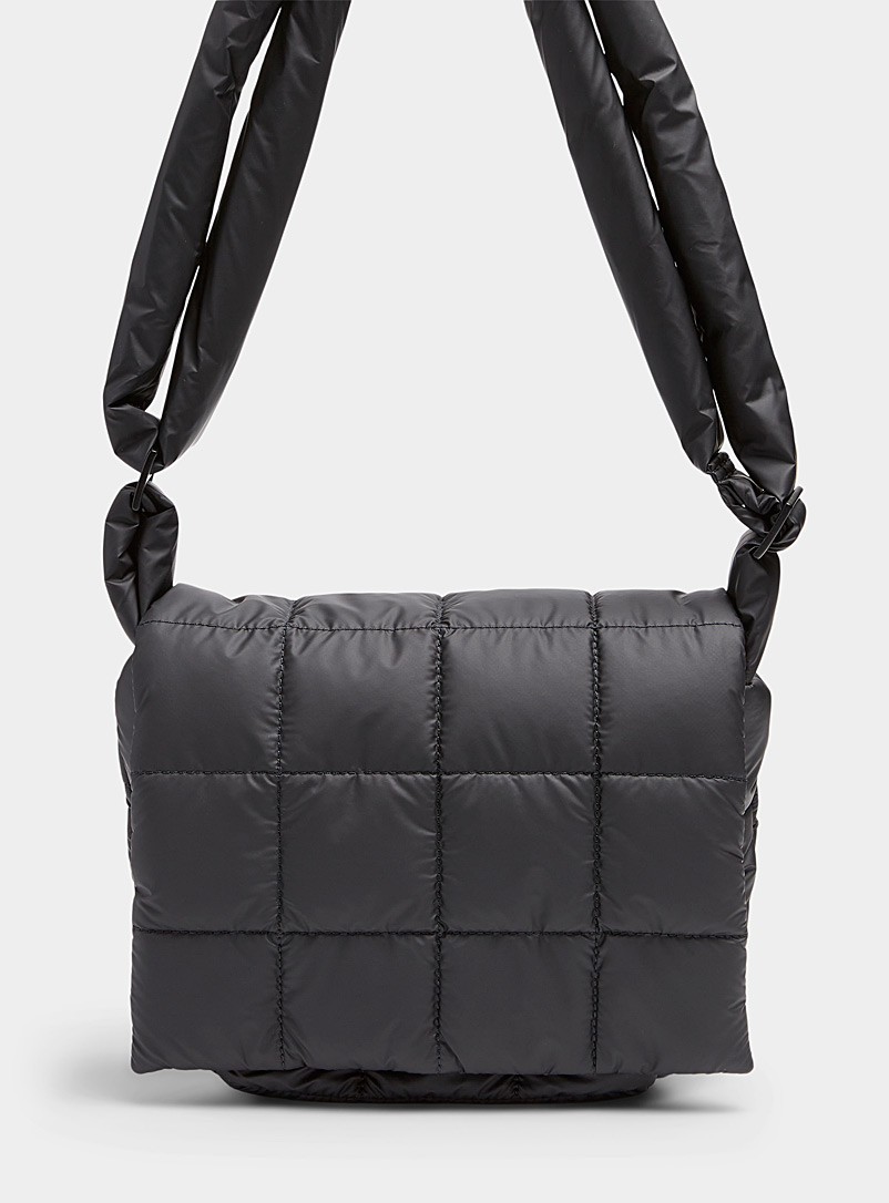VeeCollective: Le sac bandoulière matelassé Porter Noir pour femme