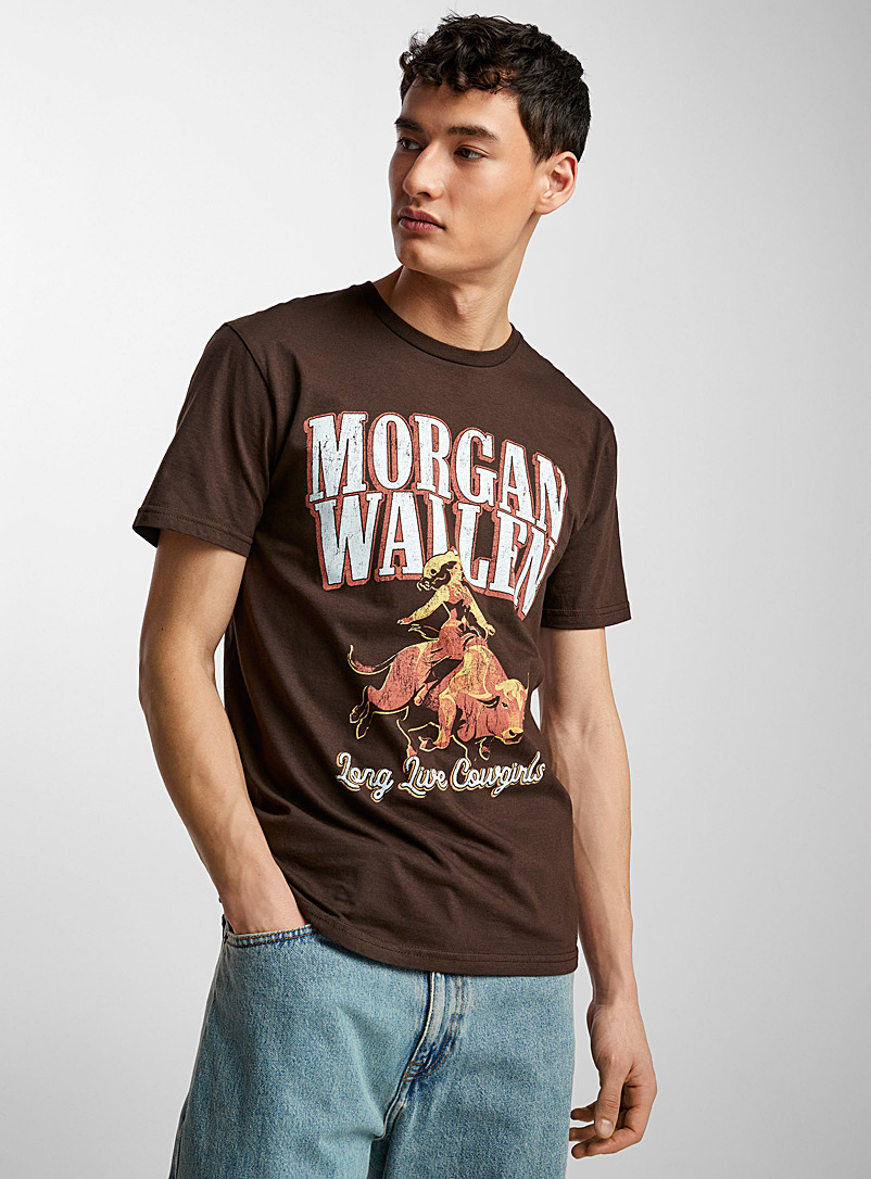 Le 31: Le t-shirt Morgan Wallen Brun pour homme