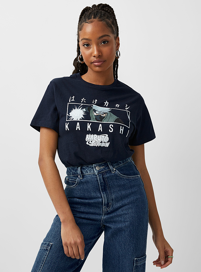 Twik: Le t-shirt Kakashi Marine pour femme