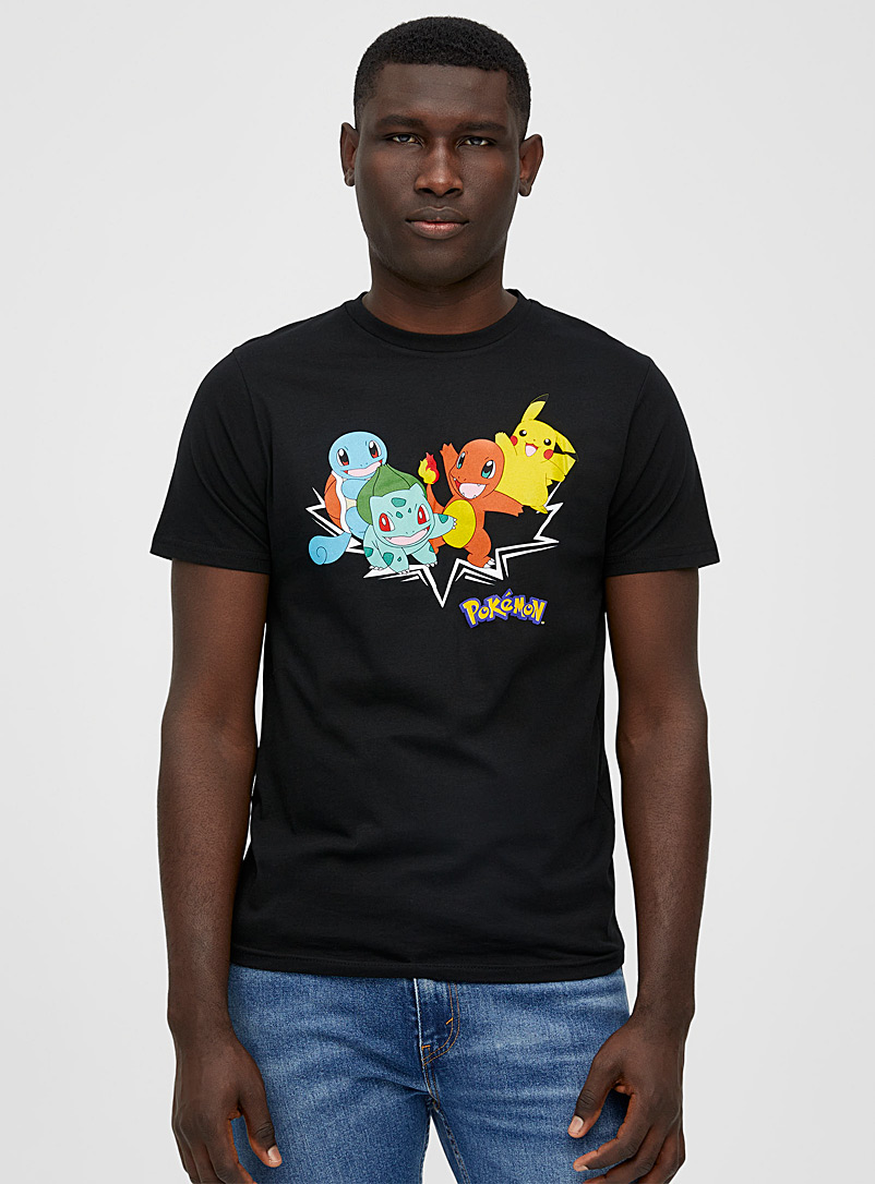 Le 31 Black Pokémon T-shirt for men