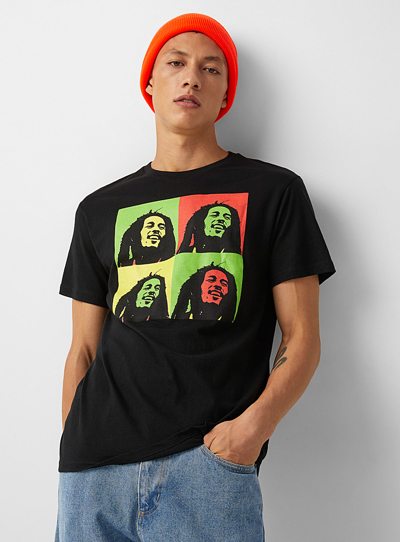 Djab Black Bob Marley T-shirt for men