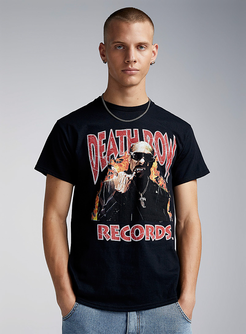 Djab Black Death Row Records T-shirt for men