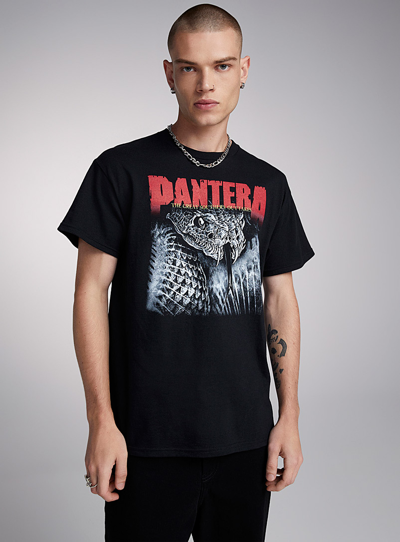 Djab: Le t-shirt Pantera Noir pour homme