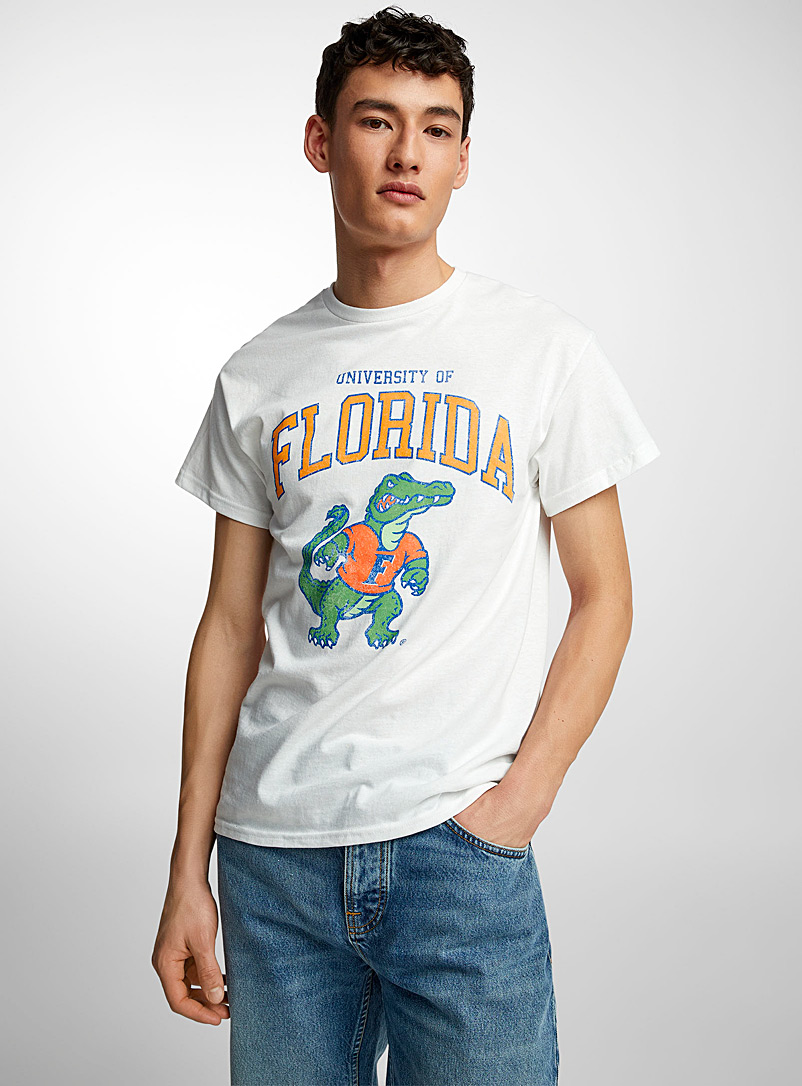 Le 31 White University of Florida T-shirt for men
