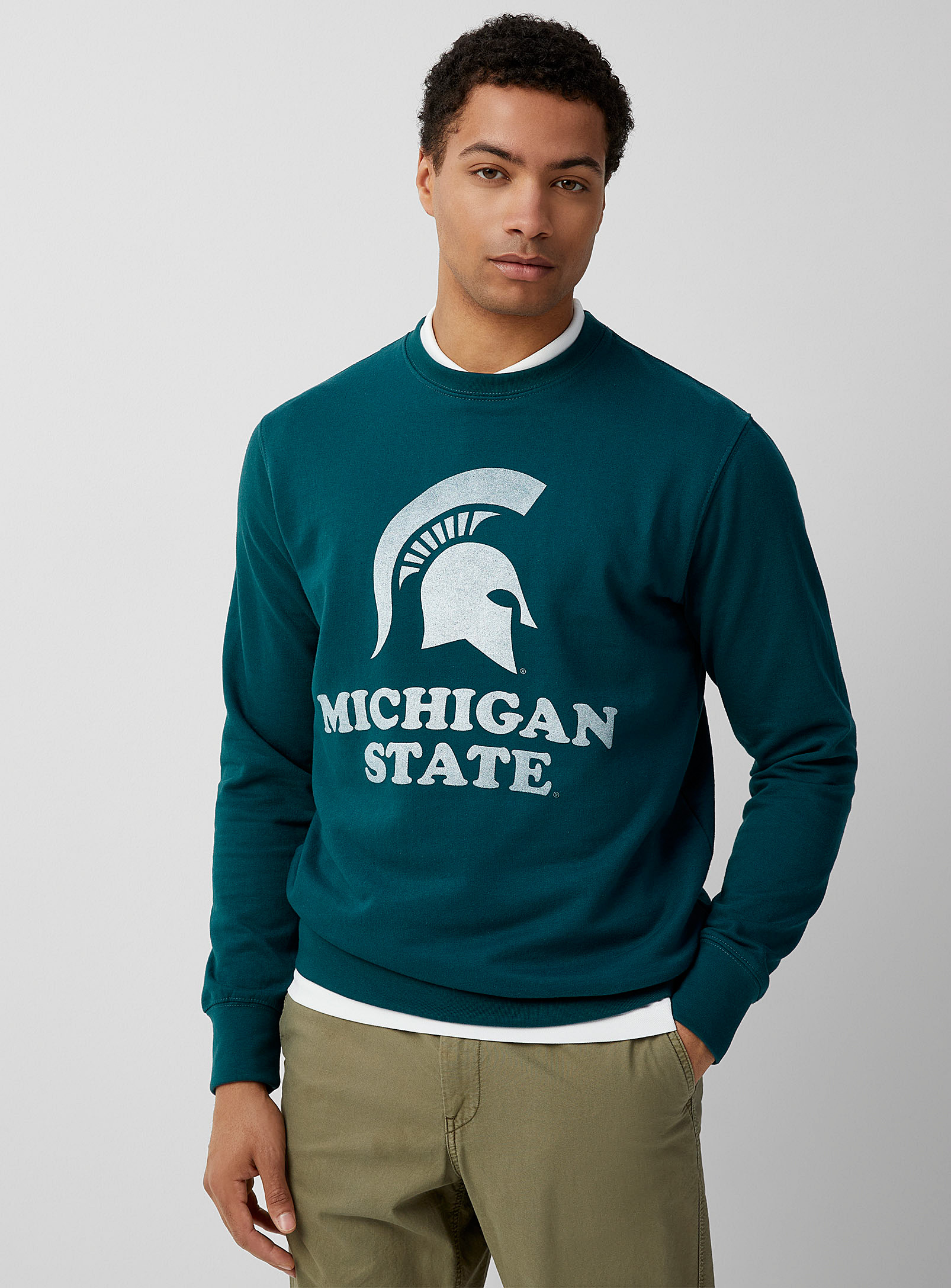 Le 31 Michigan State Sweatshirt In Green