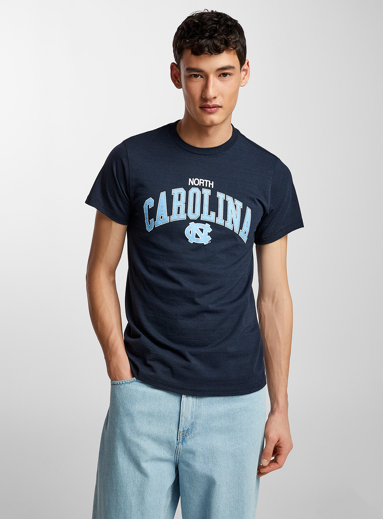 Le 31 North Carolina T-shirt In Marine Blue