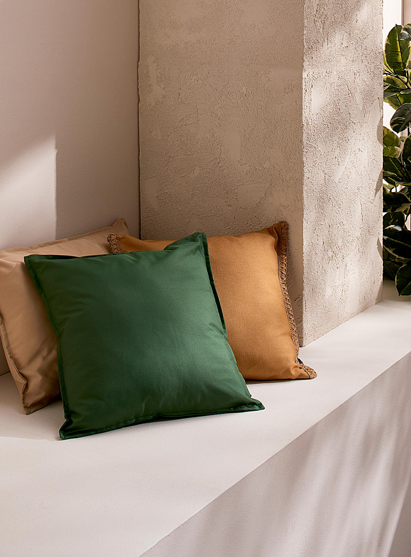 Simons Maison Green Monochrome stripes outdoor cushion 45 x 45 cm