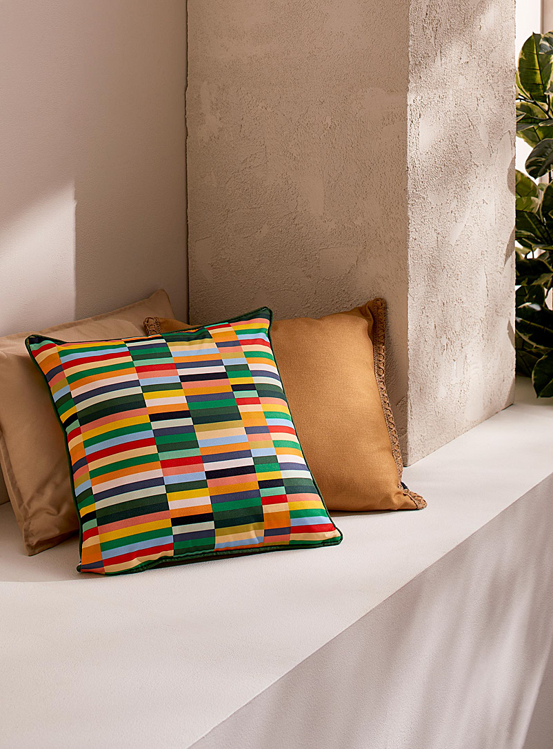 Simons Maison Assorted Colourful stripes outdoor cushion 45 x 45 cm