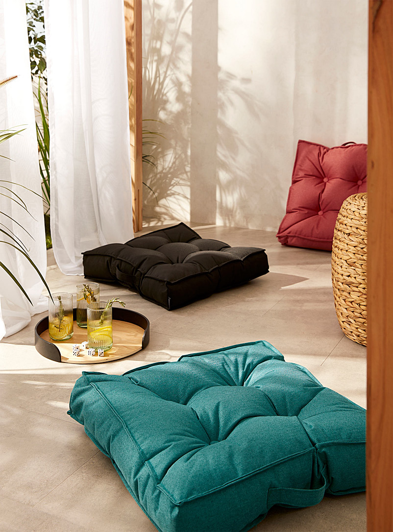 Simons Maison Teal Ocean breeze outdoor floor cushion