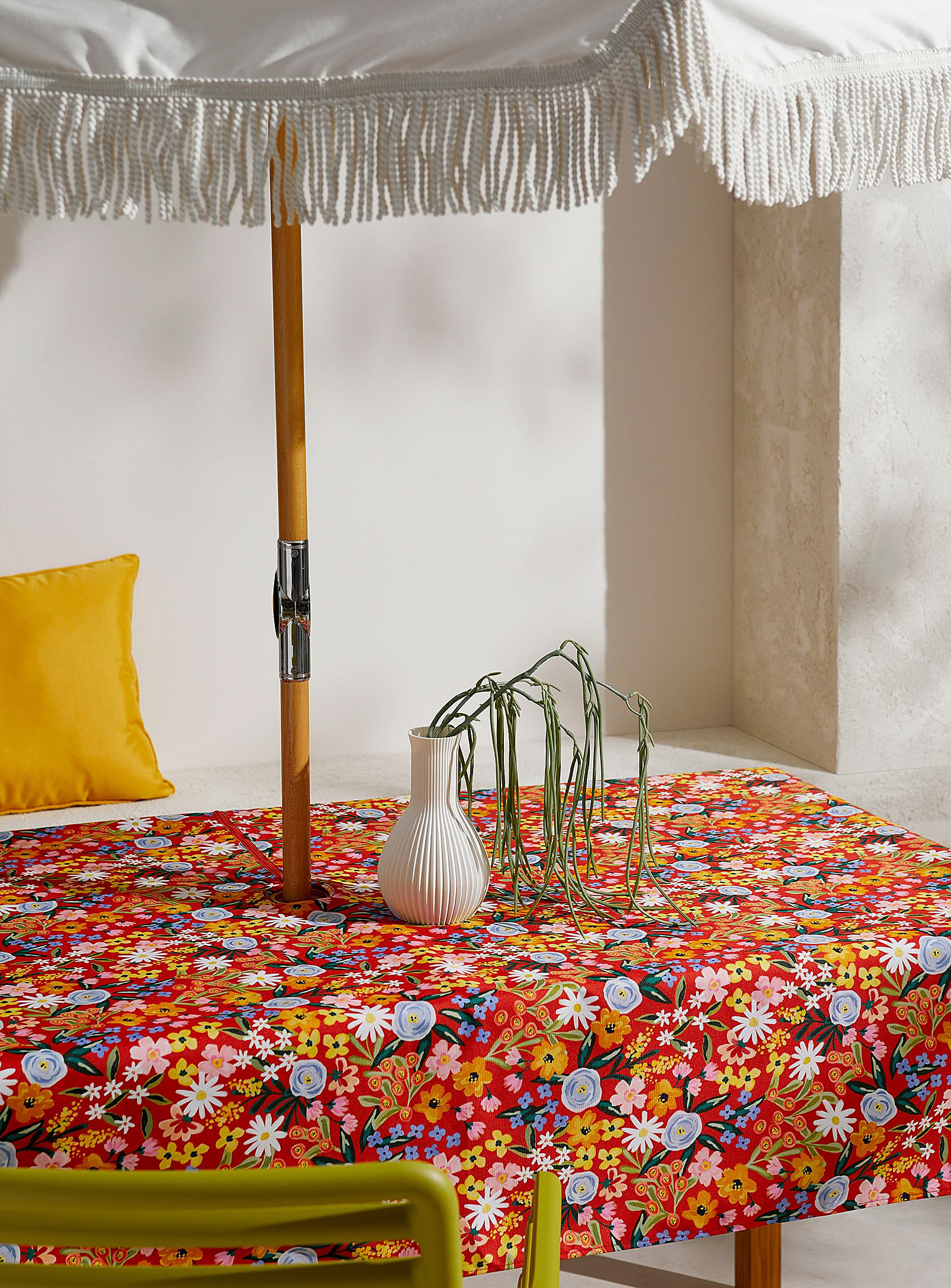 Simons Maison - Colourful bouquet umbrella tablecloth