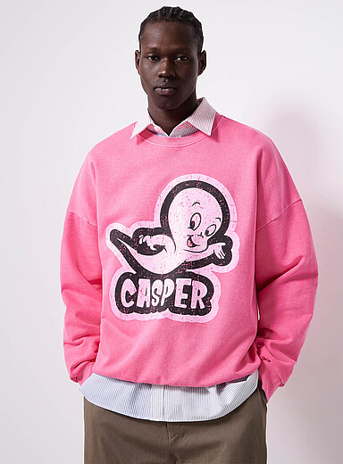 Le 31 Pink Casper sweatshirt <b>Imported from Seoul</b> for men