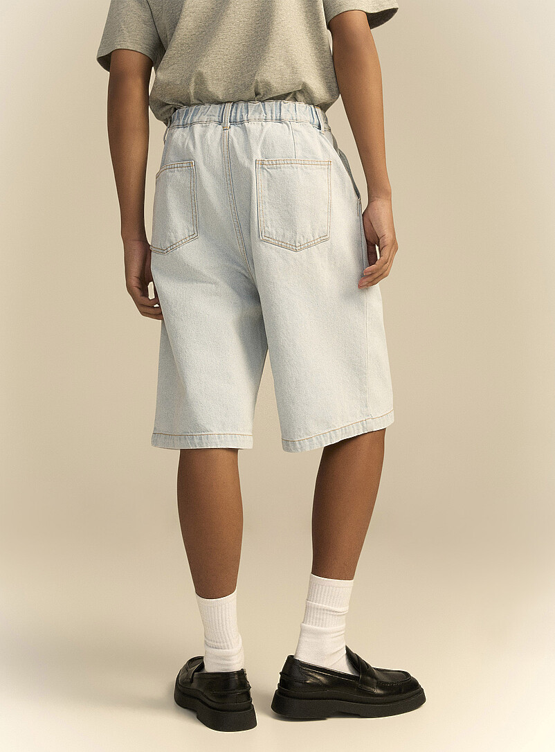 Sewn-cross pleated jort Imported from Seoul product image 3