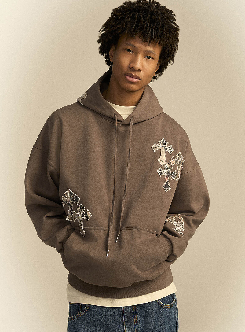 Camo-cross hoodie Imported from Seoul product image (primary)