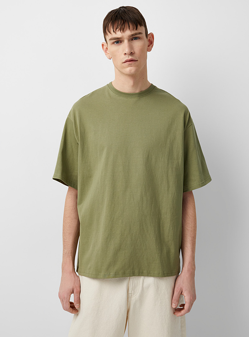 Le 31 Green Oversized T-shirt for men