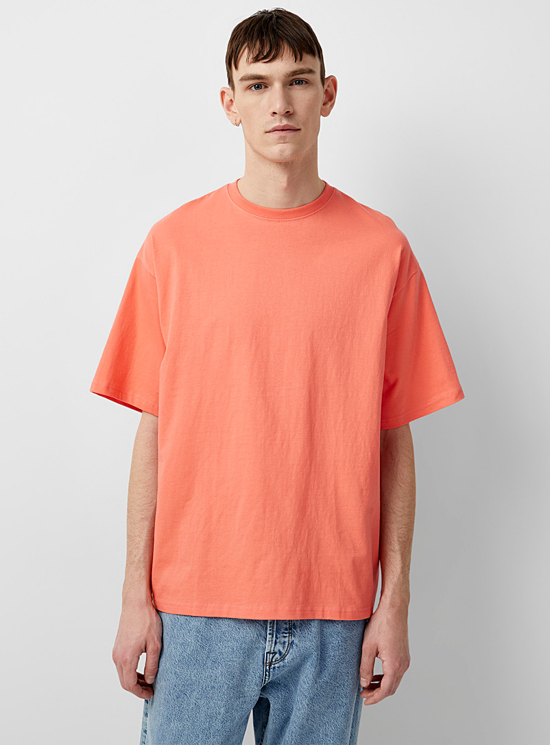 Le 31: Le t-shirt surdimensionné Orange pâle pour homme