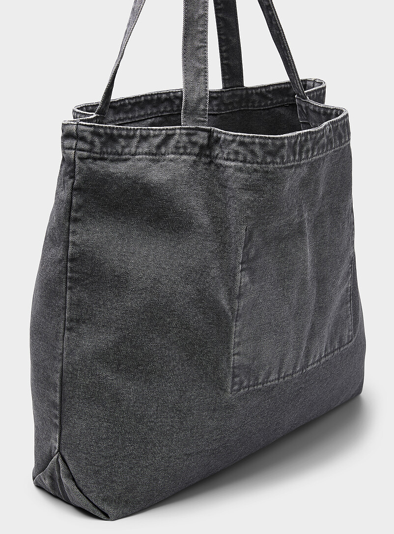 Large faded canvas tote Imported from Seoul product image 2