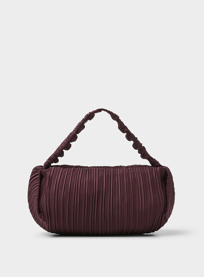 Sac De Soirée Femme Plissé élégant En Simili Cuir - Léger, Spacieux, Idéal Pour Usage Quotidien